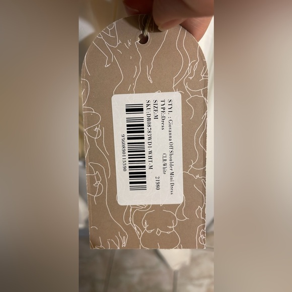 Meshki Giovanna Off-Shoulder mini dress NWT - Picture 2 of 4